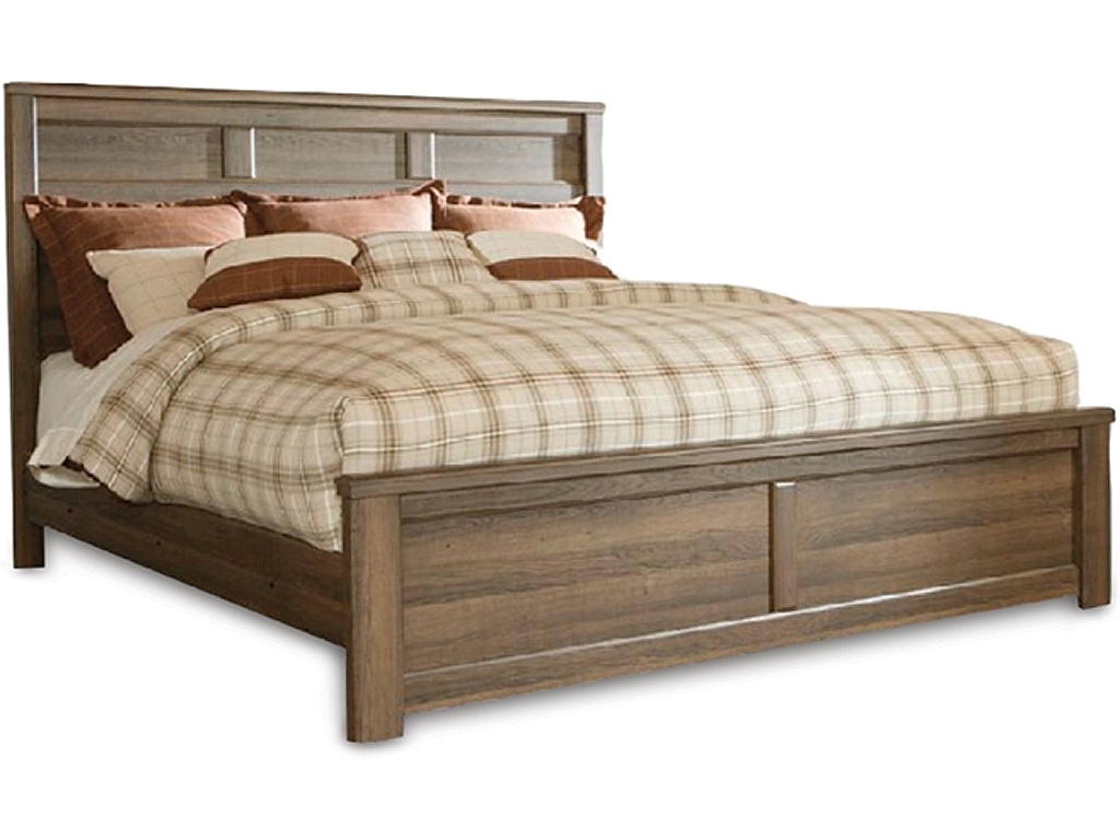 Juararo California King Panel Bed, Dresser, Mirror, Chest and Nightstand - image 7