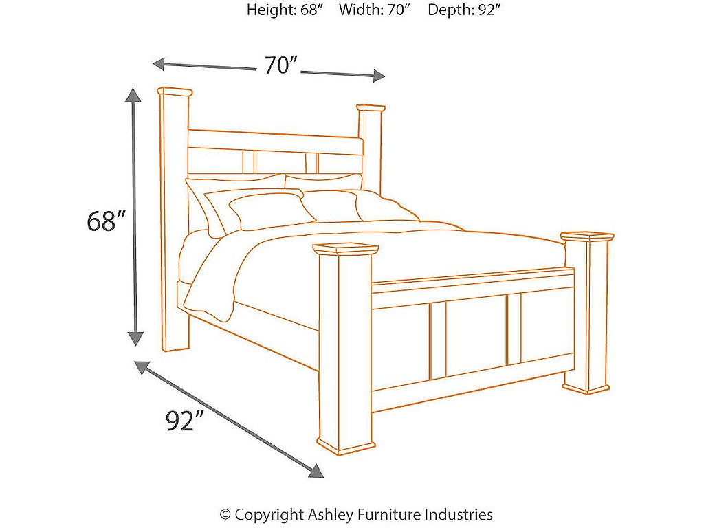 Juararo Queen Poster Bed, Dresser and Mirror - image 5
