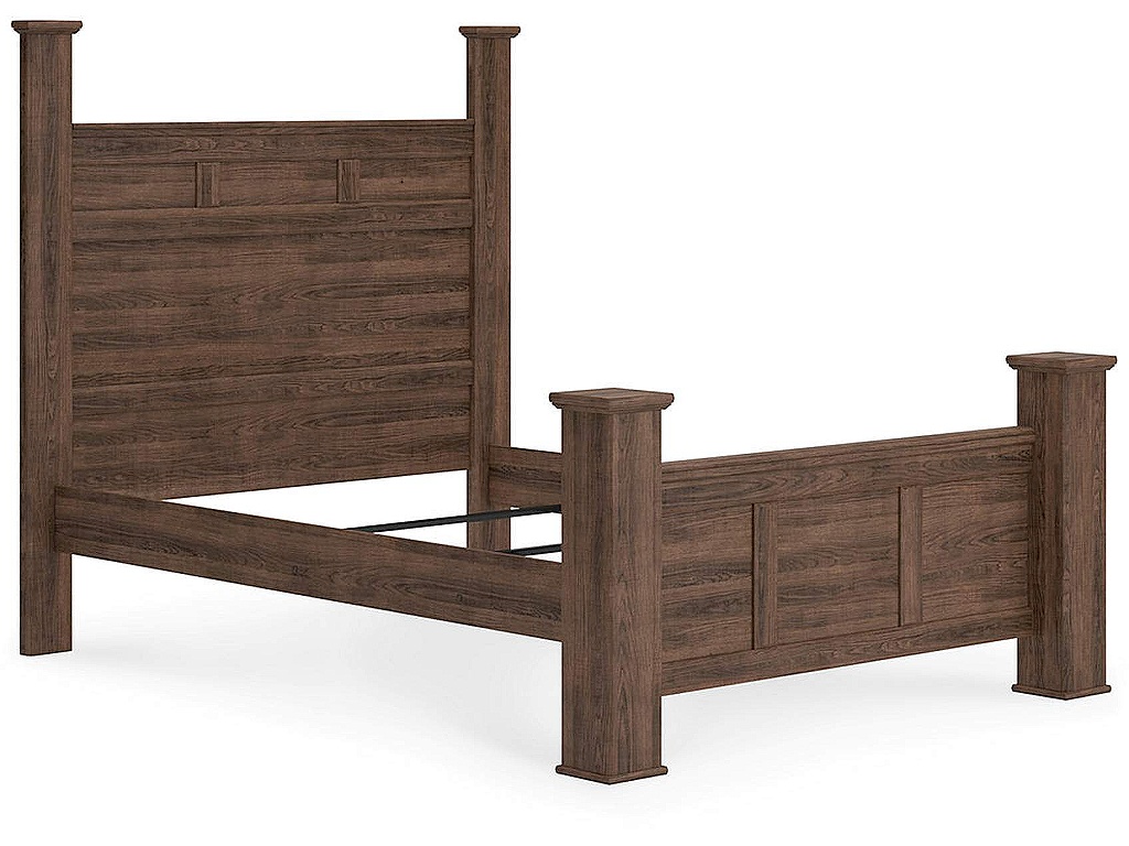 Juararo Queen Poster Bed, Dresser, Mirror, Chest and 2 Nightstands - image 2
