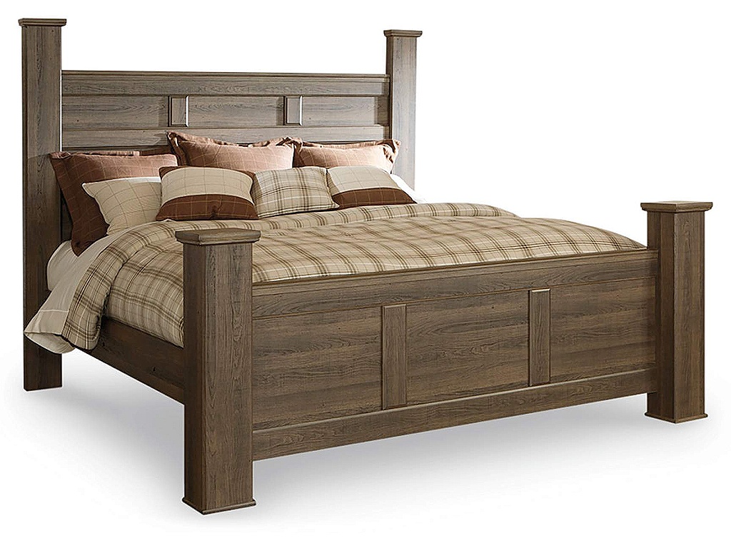 Juararo King Poster Bed, Dresser, Mirror and 2 Nightstands - image 3