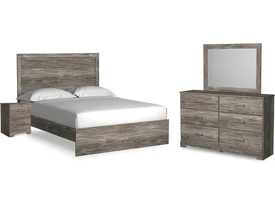 Ralinksi Queen Panel Bed, Dresser, Mirror, and Nightstand