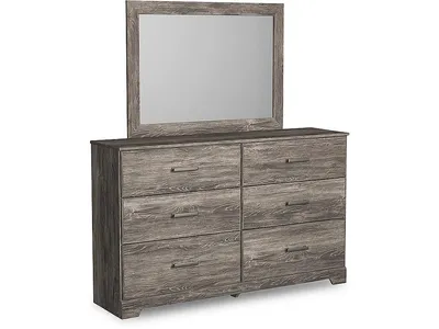 Ralinksi King Panel Bed, Dresser and Mirror