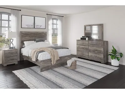 Ralinksi Full Panel Bed, Dresser, Mirror and Nightstand