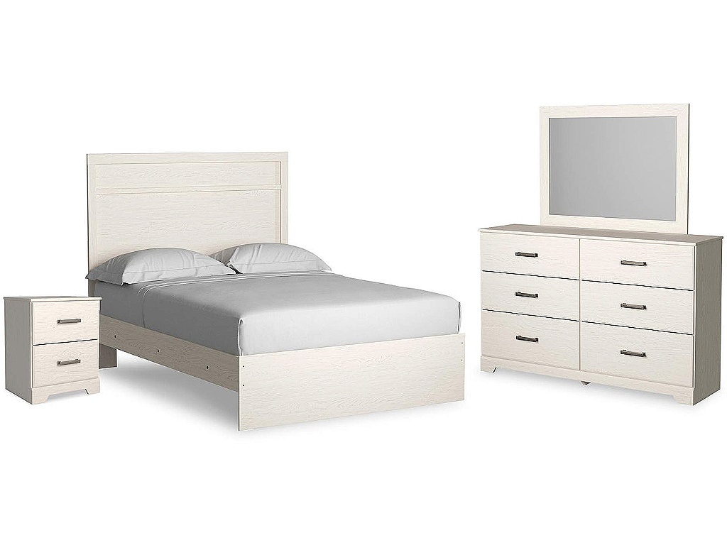 Stelsie Full Panel Bed, Dresser, Mirror and Nightstand - image 1