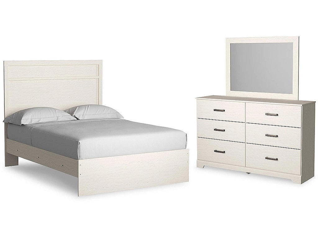 Stelsie Full Panel Bed, Dresser and Mirror - main image