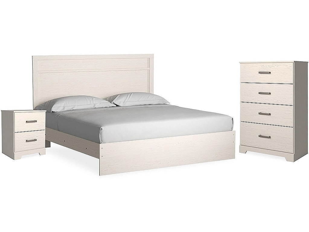 Stelsie King Panel Bed, Chest and Nightstand - main image
