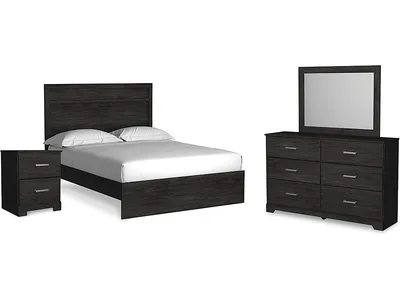 Belachime Queen Panel Bed, Dresser, Mirror, and Nightstand
