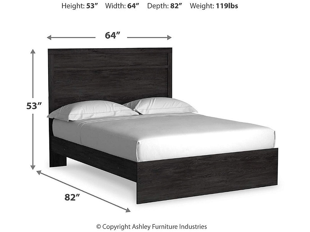 Belachime Queen Panel Bed, Dresser and Mirror - image 4