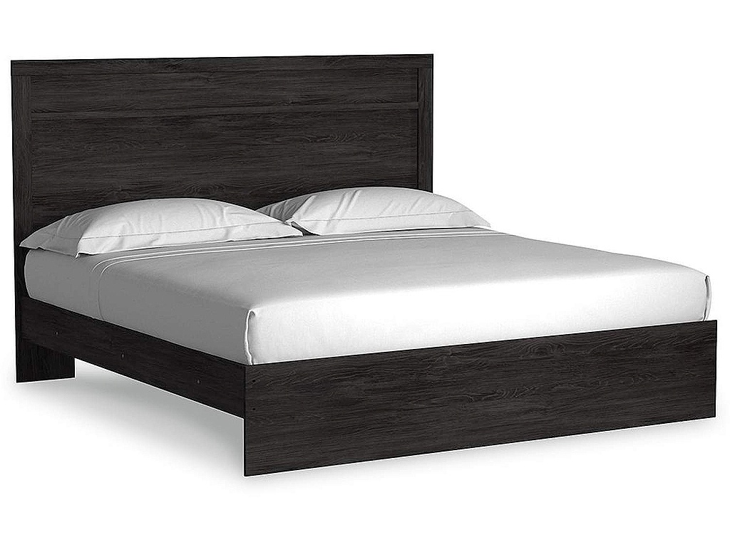 Belachime King Panel Bed and Nightstand - image 2
