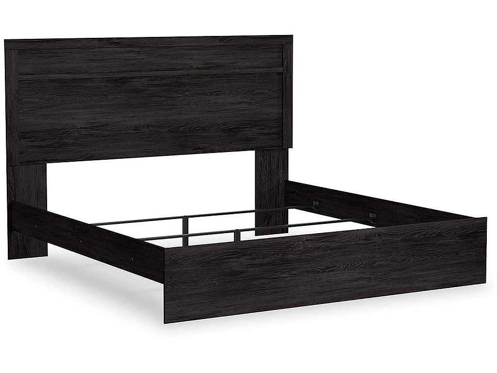 Belachime King Panel Bed and Nightstand - image 3