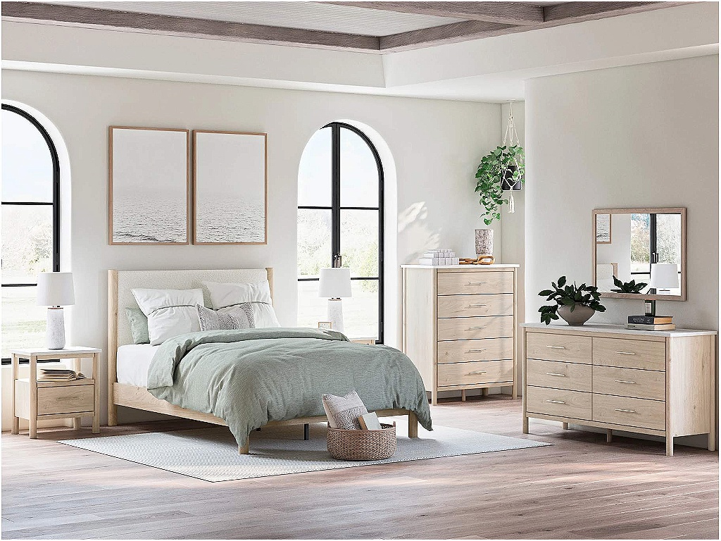 Cadmori Queen Panel Bed, Dresser, Mirror and Nightstand - image 17