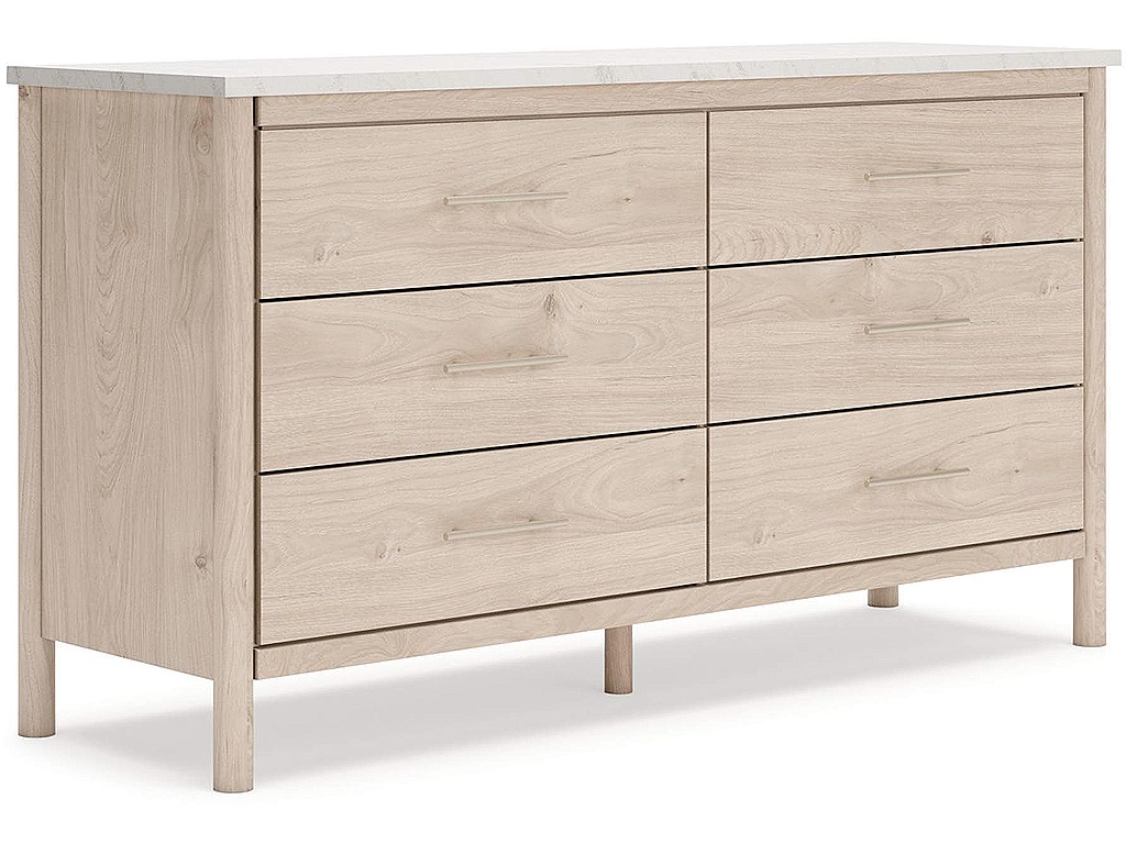 Cadmori King Upholstered Panel Bed, Dresser and Nightstand - image 2