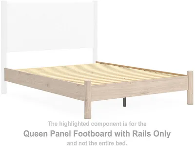 Cadmori Queen Panel Footboard with Rails