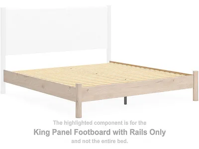 Cadmori King Panel Footboard with Rails