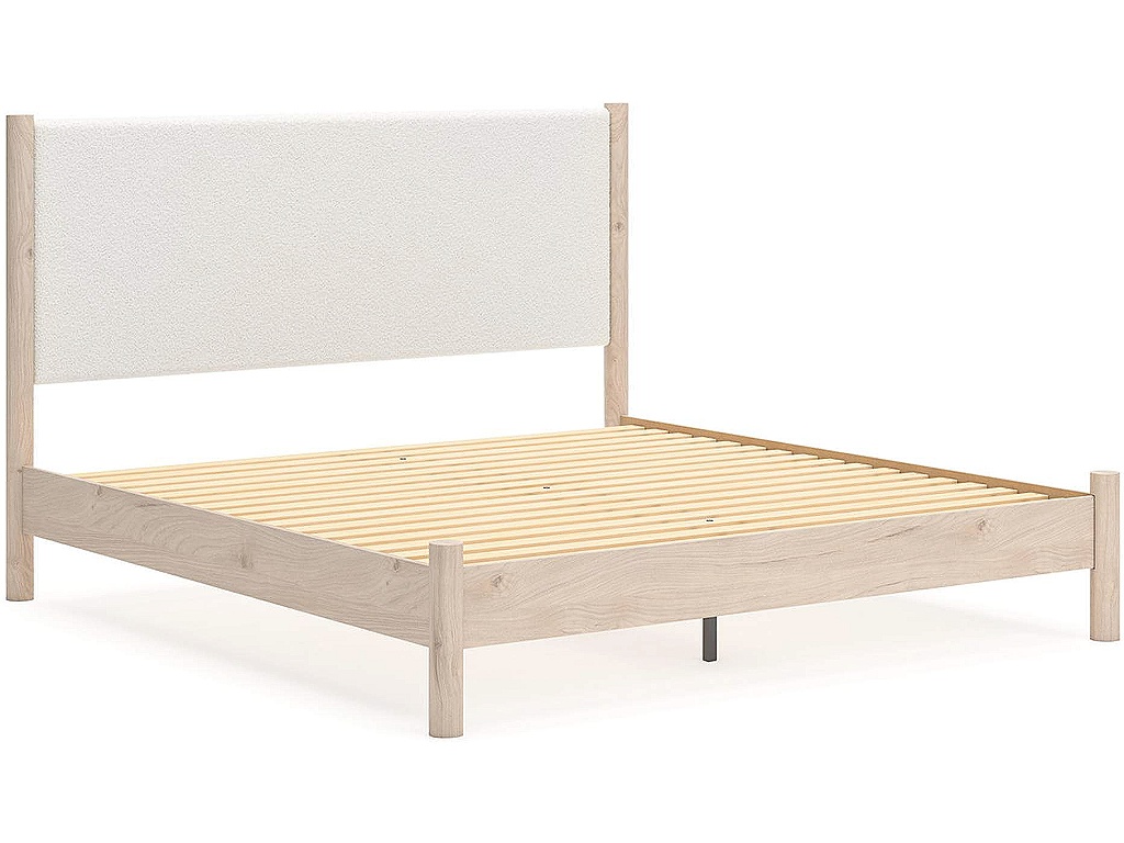 Cadmori King Upholstered Panel Bed - image 2