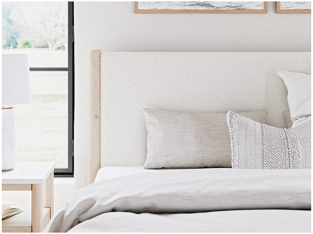 Cadmori King Upholstered Panel Bed - image 8