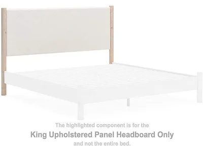 Cadmori King Upholstered Panel Headboard