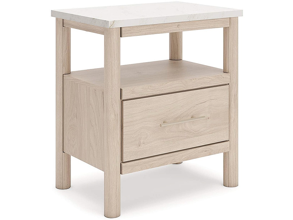 Cadmori King Upholstered Panel Bed, Dresser and Nightstand - image 13