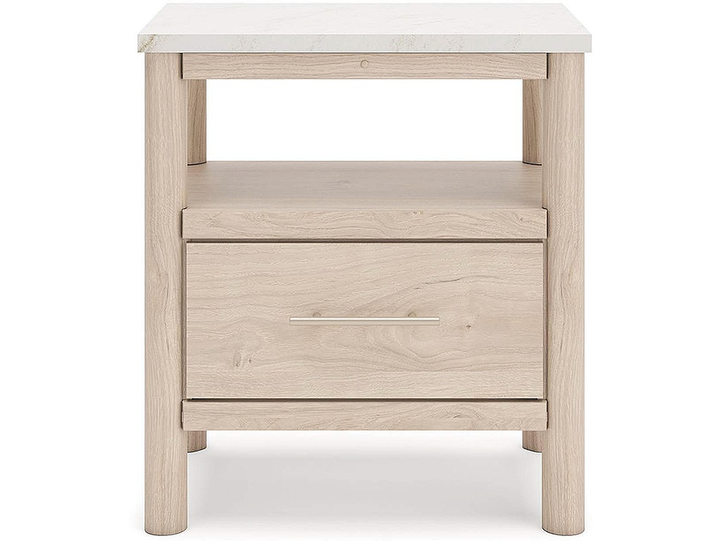 Cadmori King Upholstered Panel Bed, Dresser and Nightstand - image 12