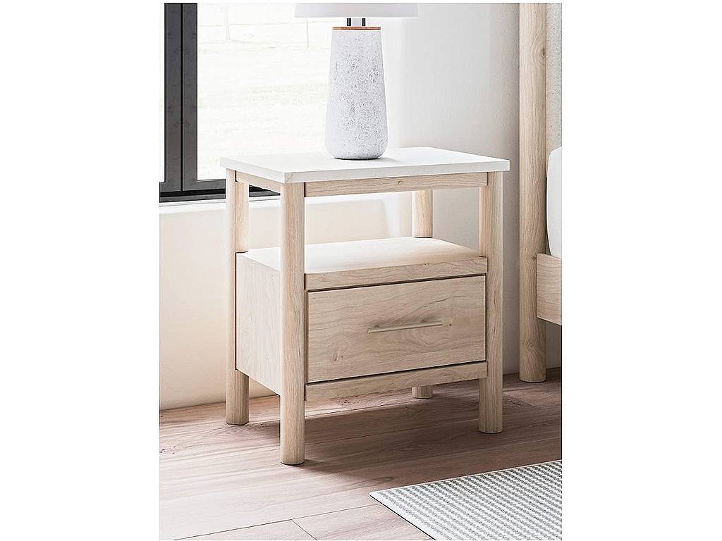 Cadmori King Upholstered Panel Bed, Dresser and Nightstand - image 23