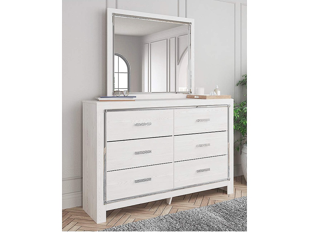 Altyra King Upholstered Storage Bed, Dresser, Mirror and 2 Nightstands - image 25