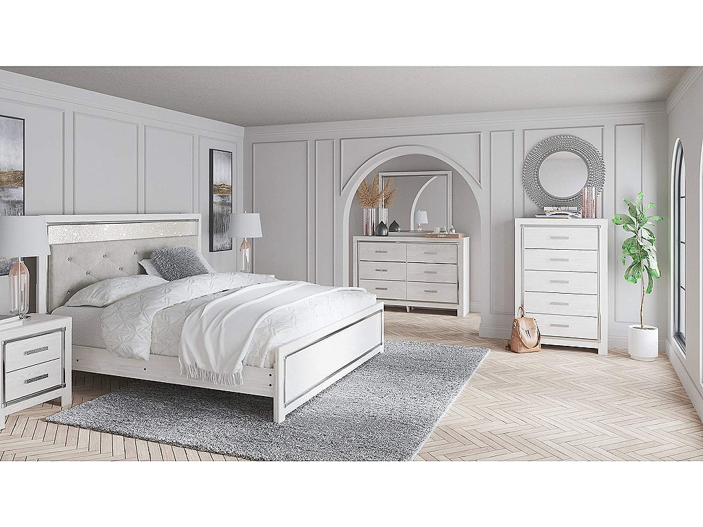 Altyra King Panel Bed, Dresser and Mirror - image 3
