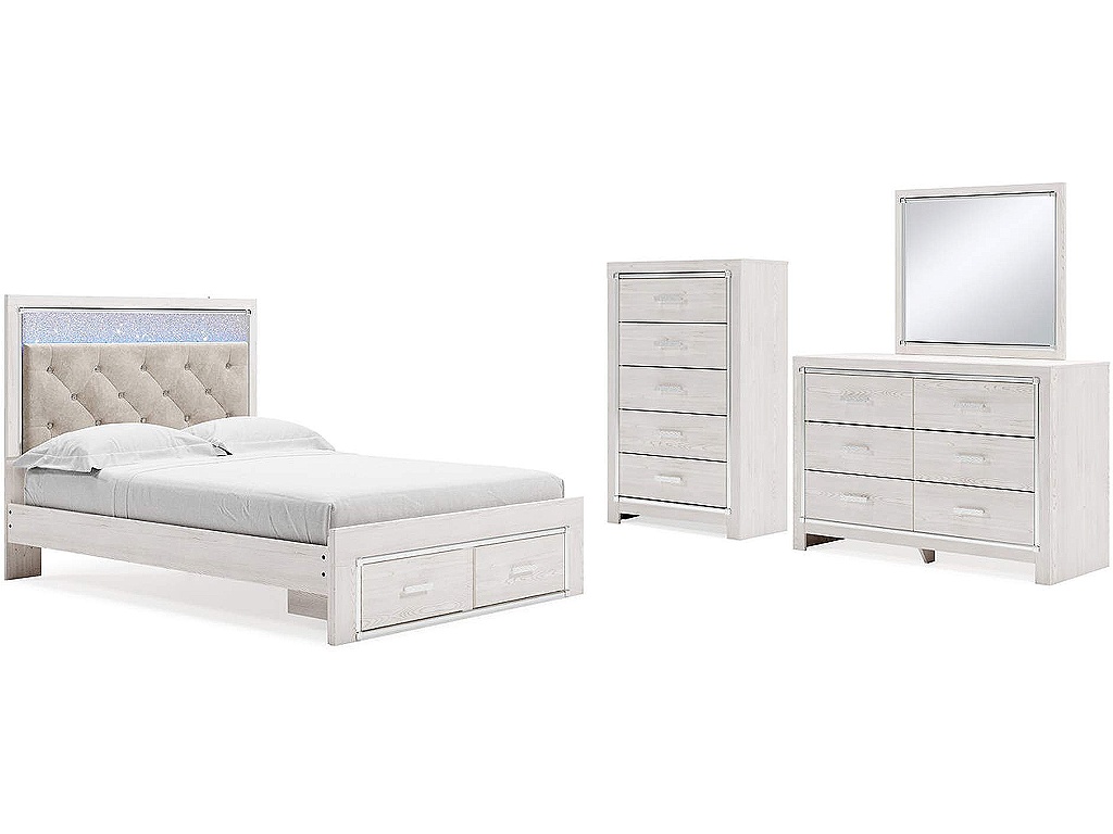 Altyra Queen Panel Storage Bed, Dresser, Mirror and Chest - main image