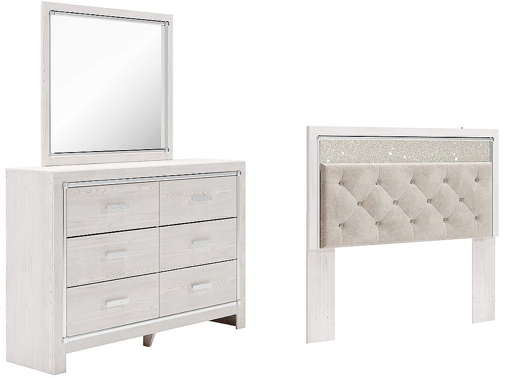 Altyra Queen Panel Headboard, Dresser and Mirror - main image