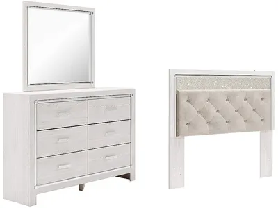 Altyra Queen Panel Headboard, Dresser and Mirror
