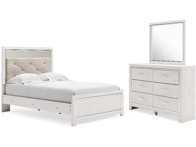 Altyra Full Panel Bed, Dresser and Mirror