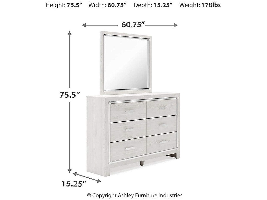 Altyra King Upholstered Storage Bed, Dresser, Mirror and 2 Nightstands - image 22