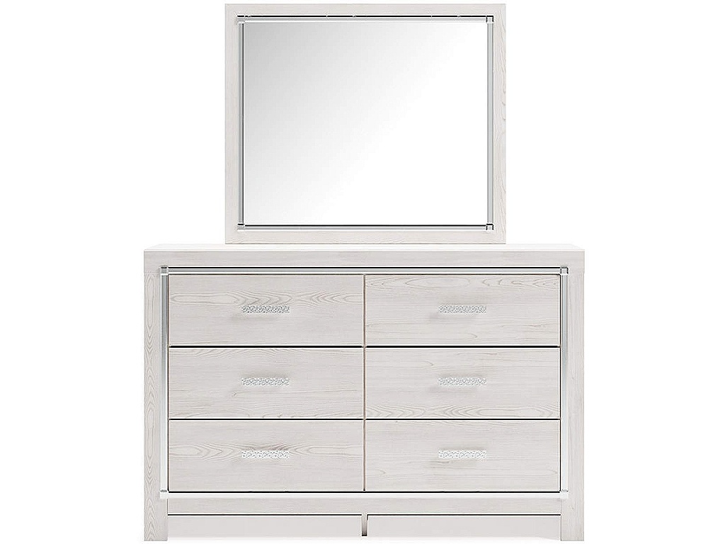 Altyra King Upholstered Storage Bed, Dresser, Mirror and 2 Nightstands - image 3