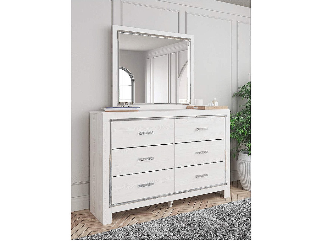 Altyra Queen Bookcase Panel Bed, Dresser, Mirror and Chest - image 24