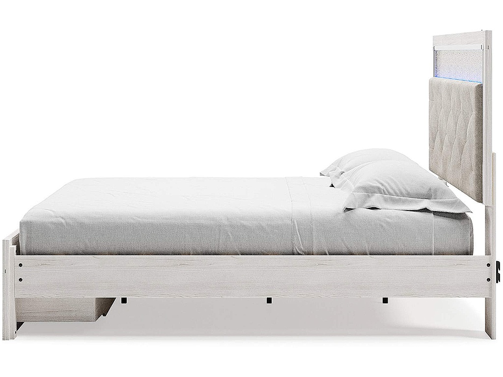 Altyra King Upholstered Storage Bed, Dresser, Mirror and 2 Nightstands - image 12