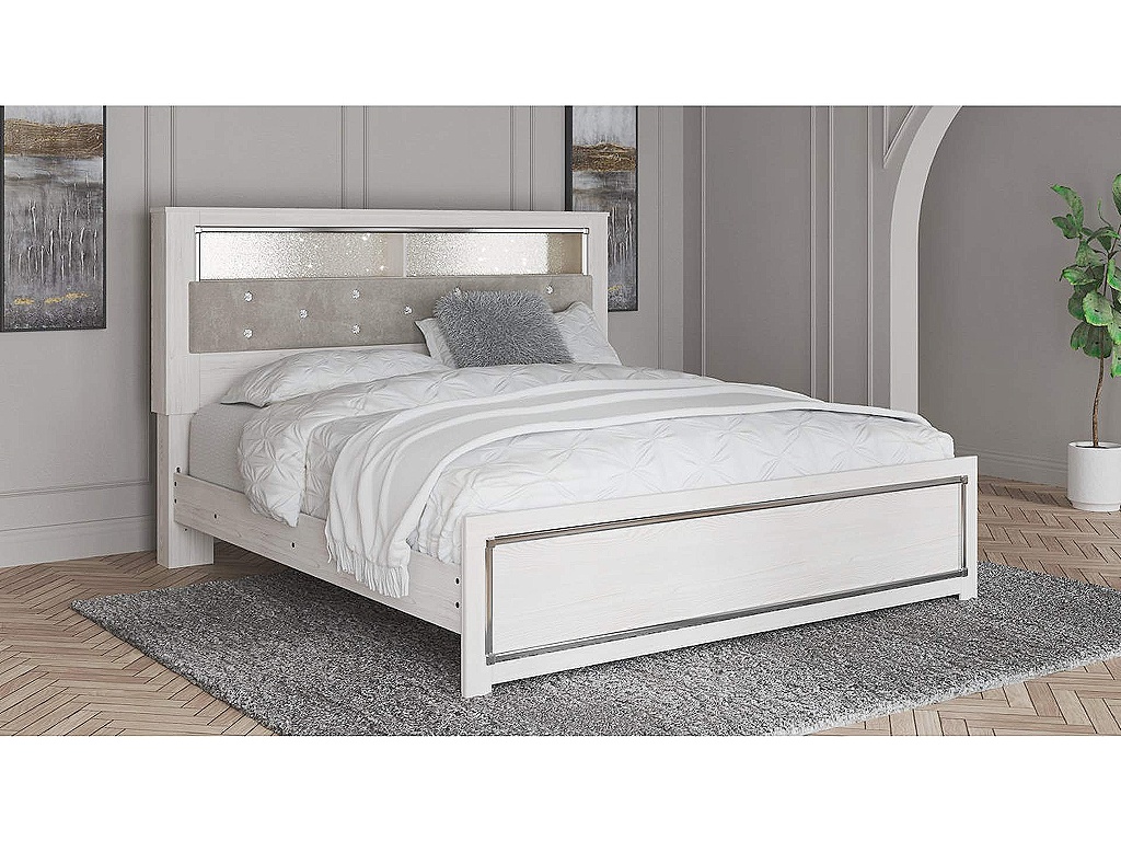 Altyra King Panel Bookcase Bed - image 1