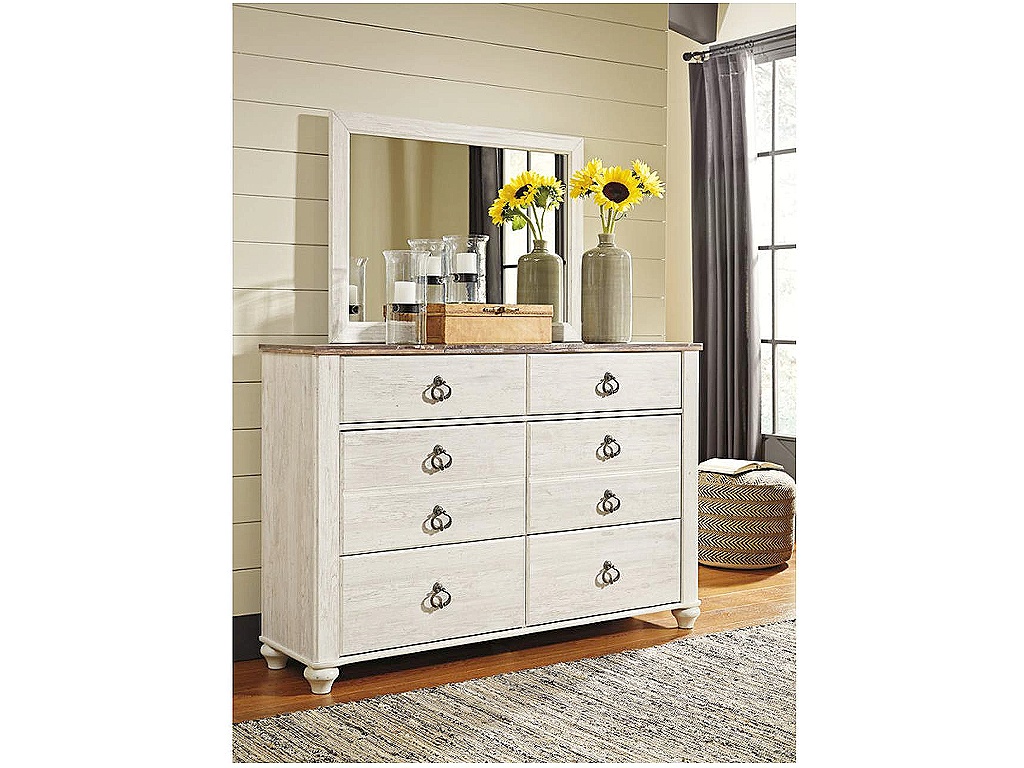 Willowton Dresser and Mirror - image 1