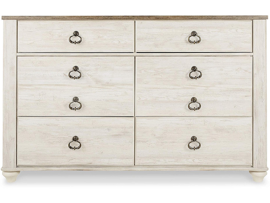 Willowton Queen Sleigh Bed, Dresser and Nightstand - image 3