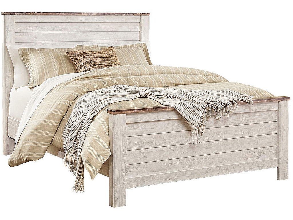 Willowton Queen Panel Bed, Dresser, Mirror, Chest and 2 Nightstands - image 6