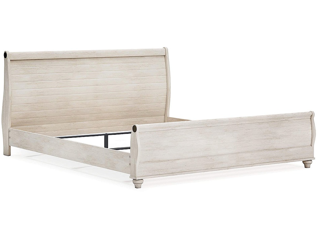 Willowton Queen Sleigh Bed, Dresser, Mirror, Chest and Nightstand - image 4