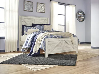 Bellaby Queen Crossbuck Panel Footboard