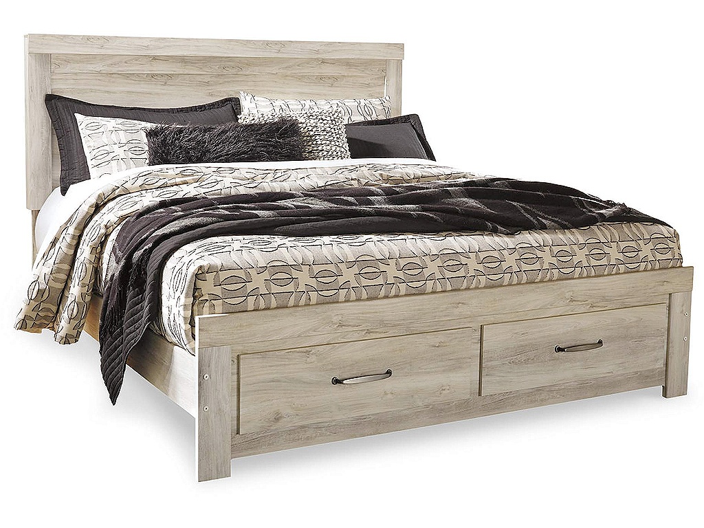 Bellaby King Panel Storage Bed, Dresser, Mirror and 2 Nightstands - image 3
