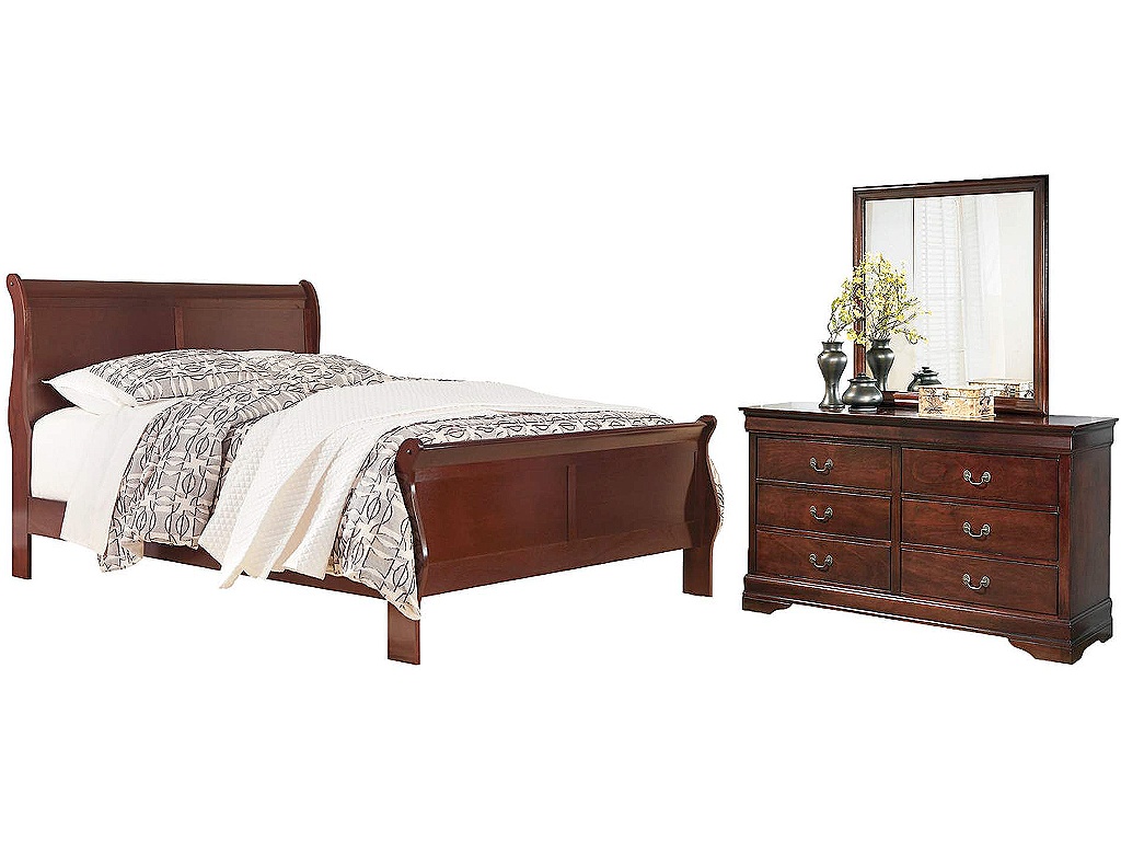 Alisdair Queen Sleigh Bed, Dresser and Mirror - main image