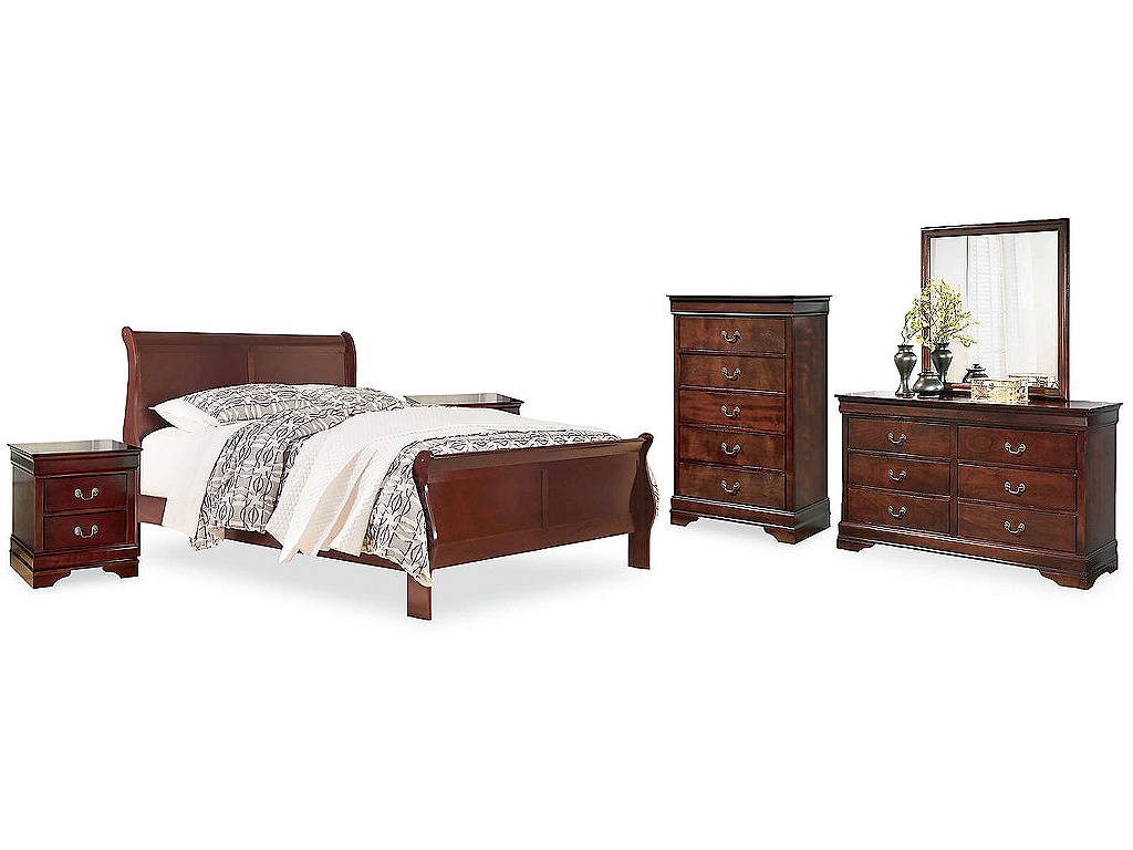 Alisdair King Sleigh Bed, Dresser, Mirror, Chest and 2 Nightstands - image 1
