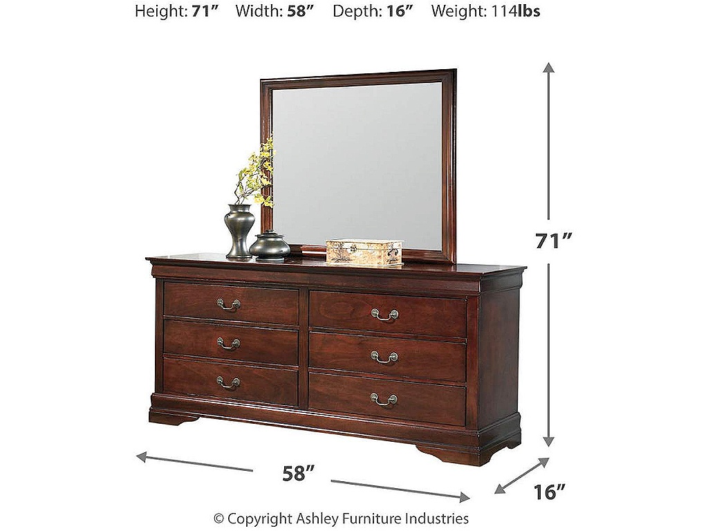 Alisdair Queen Sleigh Bed, Dresser and Mirror - image 5
