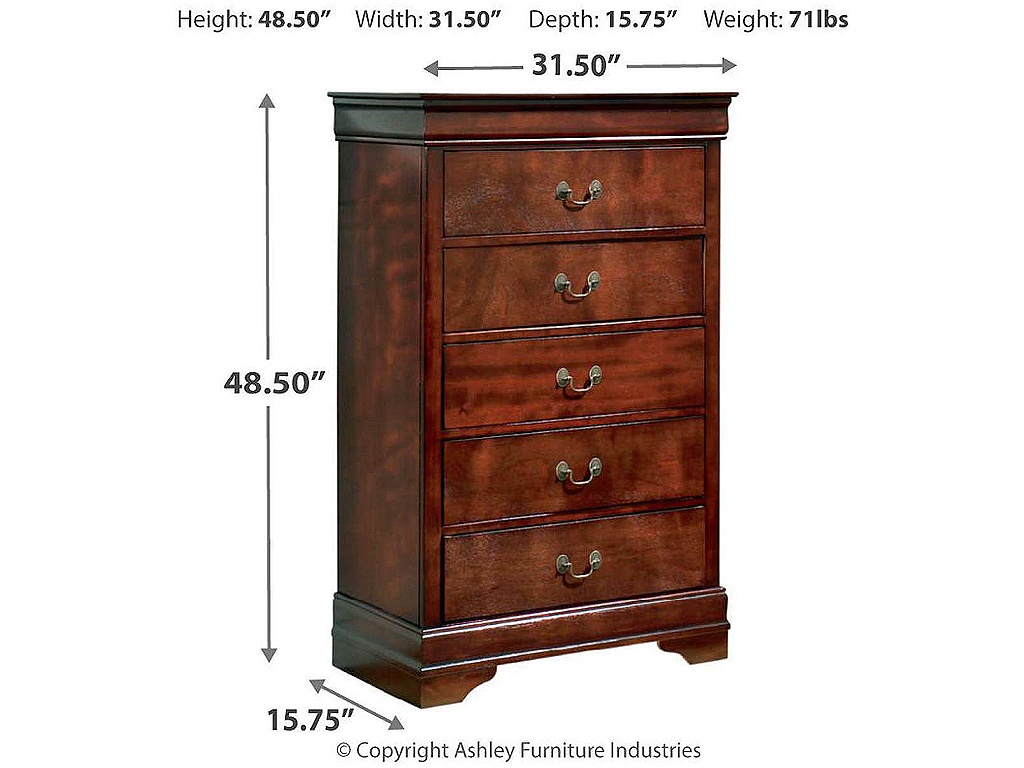 Alisdair King Sleigh Bed, Dresser, Mirror, Chest and 2 Nightstands - image 11
