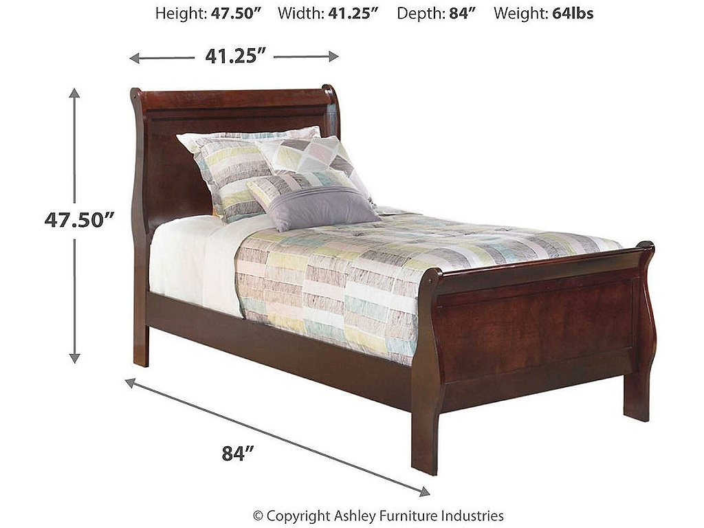 Alisdair Twin Sleigh Bed - image 3