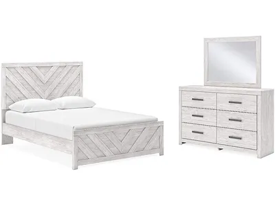 Cayboni Queen Panel Bed, Dresser and Mirror