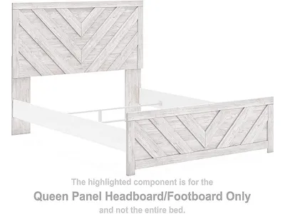 Cayboni Queen Panel Headboard/Footboard