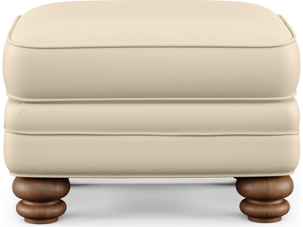 Bay Bridge Leather Ottoman - image 1