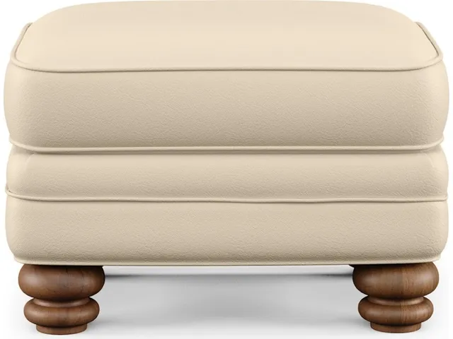 Bay Bridge Leather Ottoman